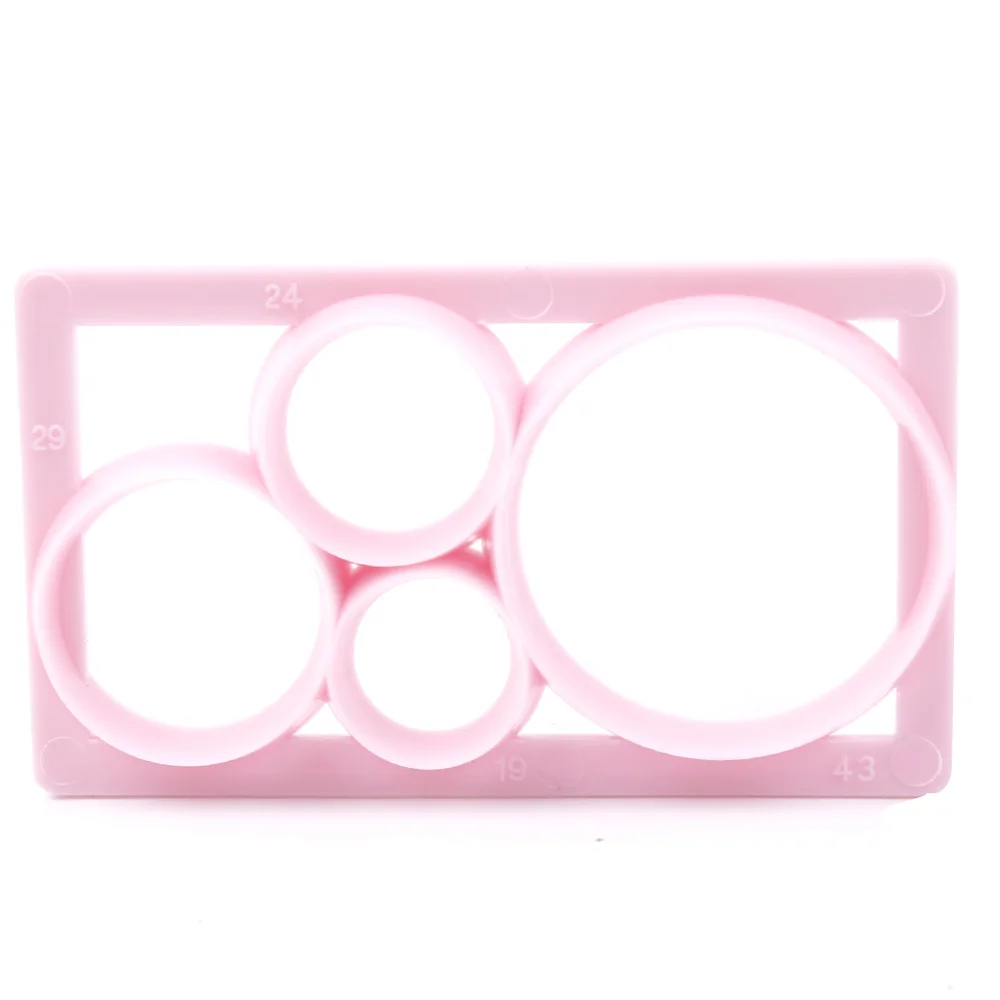 1 pc круглой формы Пластик Fondant (сахарная) Оригинальные формочки для печенья в виде