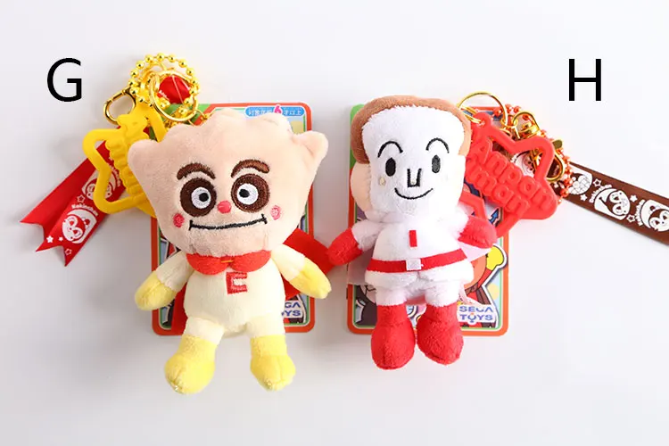 Плюшевый брелок с мультипликационным аниме Anpanman хлеба Супермена и бактерии Baikinman