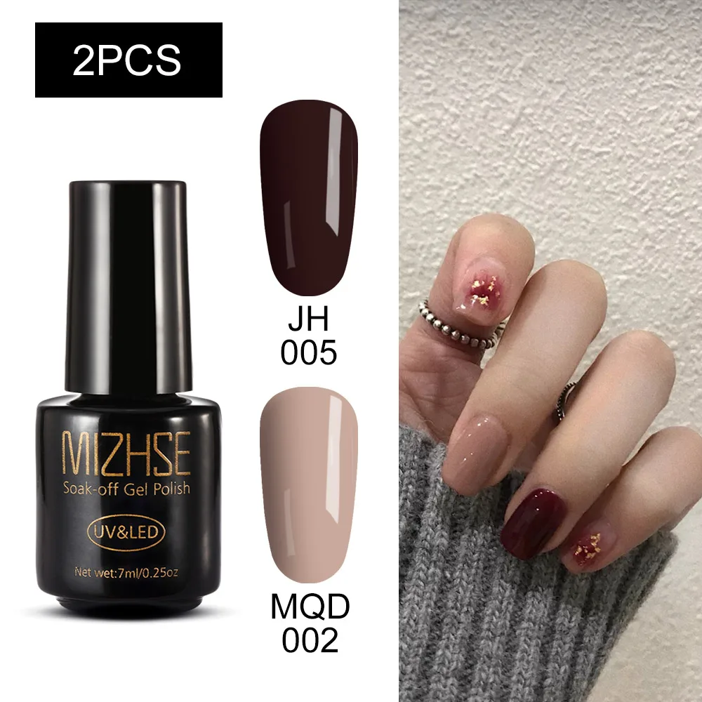 MC-2GELS-07 Набор гель-лака для ногтей MIZHSE, 3 шт., для маникюра, УФ-Гель-лак, светодиодный, профессиональный, все для лака, инструменты для маникюра, набор для салона - Цвет: MC-2GELS-07