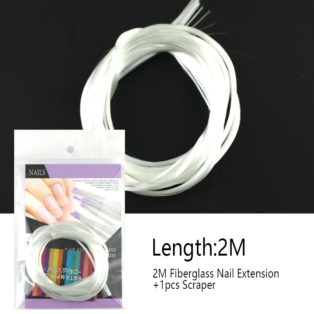 Набор акриловых накладных ногтей для наращивания комплект рулонных из