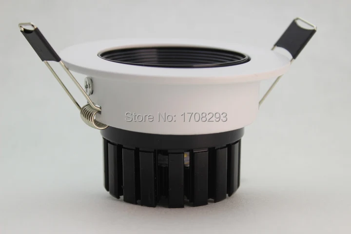 5W7W10W 50 шт./лот поворотный COB Светодиодные светильники AC 85 265 в корпус: белый + черный