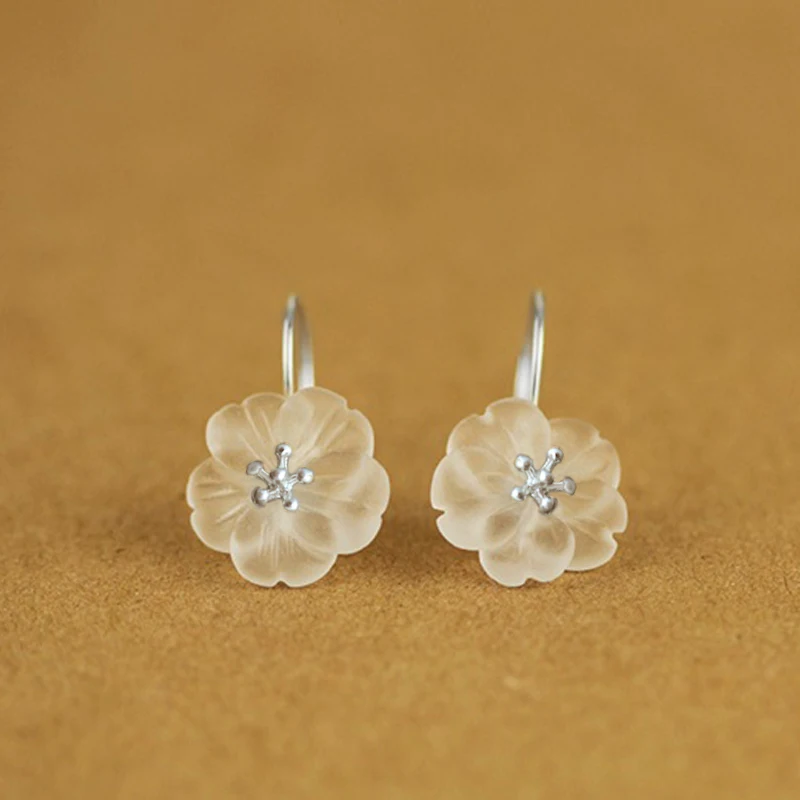 Lotus Fun Real 925 Sterling Silver Natural Handmade Fine Jewelry Flower in the Rain Ring Open Rings for Women Female Bijoux | Украшения и
