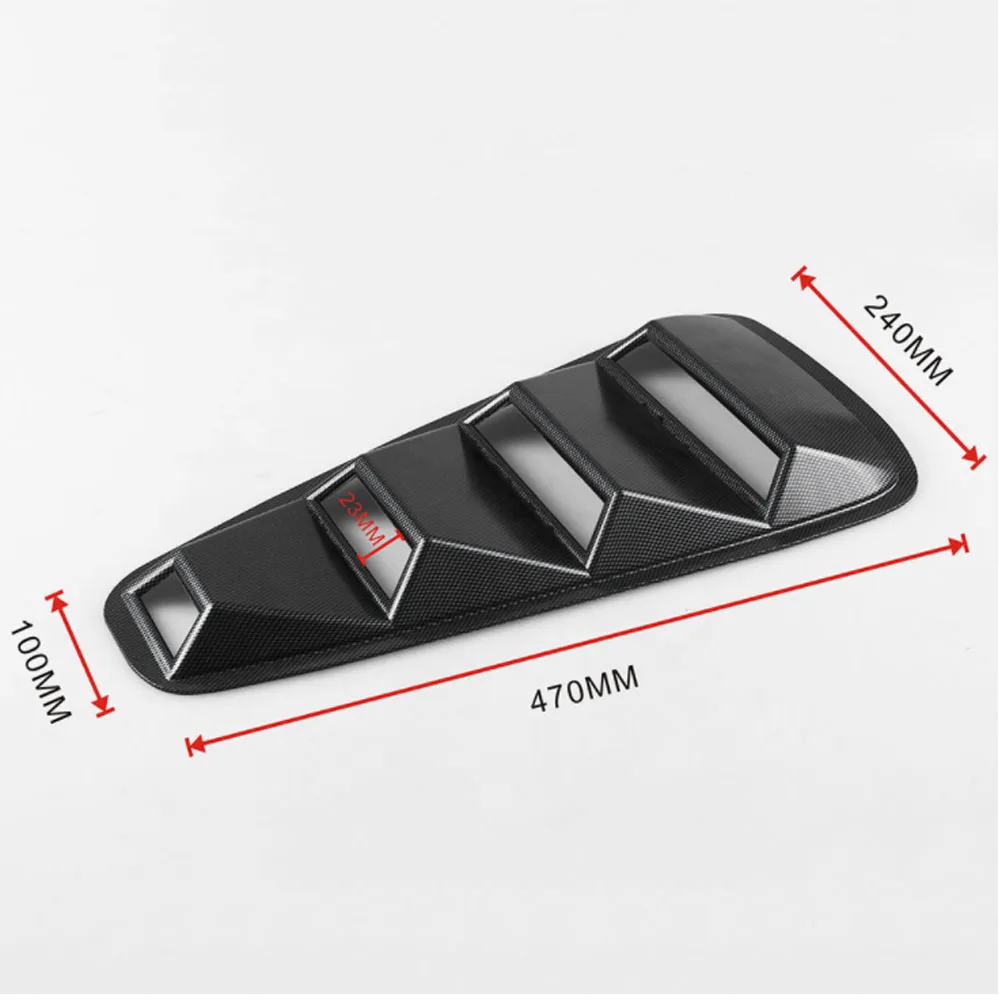 Car Styling JDM Sticker 1/4 Quarter Side Window Louvers Scoop Cover Vent for Ford Mustang 2005-2014 | Автомобили и мотоциклы