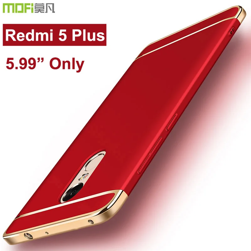 Чехол для xiaomi redmi 5 plus, чехол для xiaomi redmi5 plus, чехол-накладка mofi, роскошная жесткая защита 360, полный чехол для redmi 5 plus