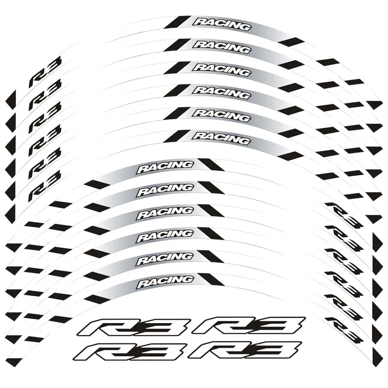 Рисунок 3 - Наклейка на передние и задние колеса мотоцикла