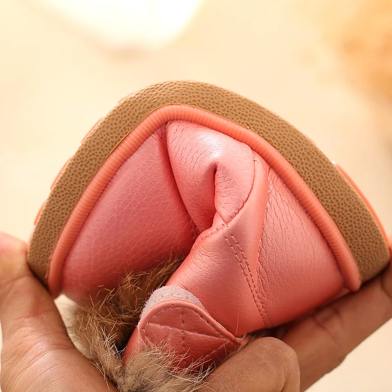 Зима 2018 теплые детские зимние ботинки для девочек обувь маленьких модные удобные