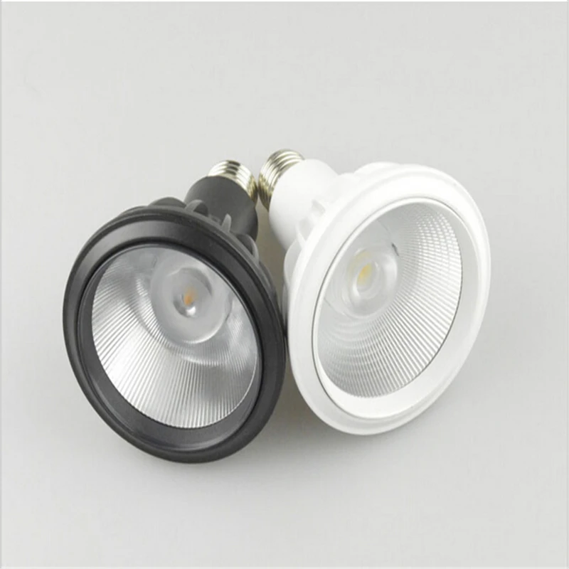 PAR20 алюминиевая + стеклянная крышка LED лампа 10 Вт E27 Светодиодная COB точечное