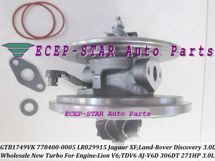 Картридж Turbo CHRA GTB1749VK 778400 778400-0003 AX2Q6K682CB AX2Q6K682CA для Jaguar XF Lion V6 Discovery IV 09- TDV6 306DT 3.0L |