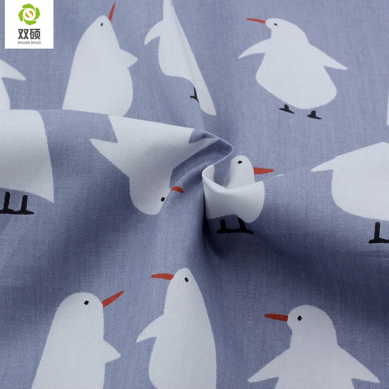 Мультфильм саржа хлопок Ткань лоскутное ткани ручной работы DIY Вышивание ребенка