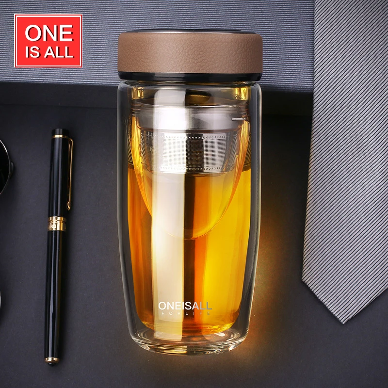 Бутылка для воды с двойными стенками кружка чая кофейные кружки чайная чашка