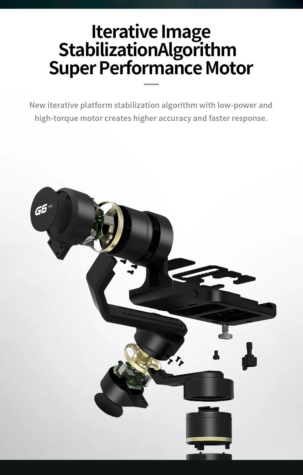 FeiyuTech Feiyu G6 Plus камера Gimbal смартфон стабилизатор для беззеркальной камеры s Gopro Hero 7 6 5 sony RX0 iphone samsung s8