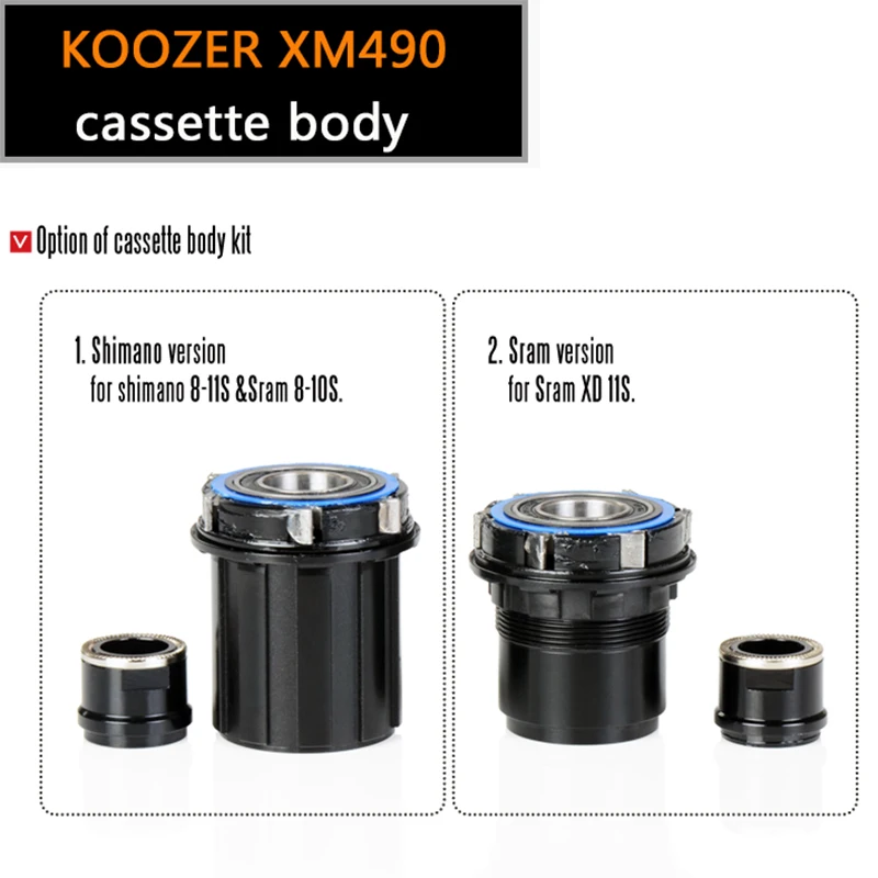 Koozer XM490 XM460 BM440 XR420 велосипедная втулка Sram XD 11S корпус кассеты и shiman0 8/9/10/11S