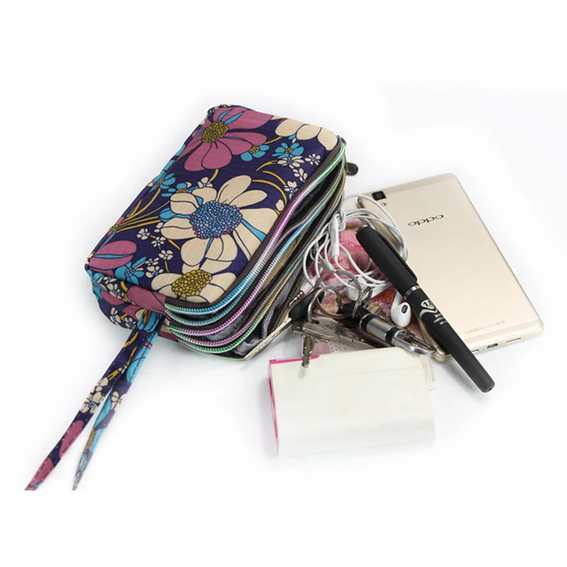 Новинка 2018 Модный женский кошелек с цветами роскошный брендовый дизайнерский от