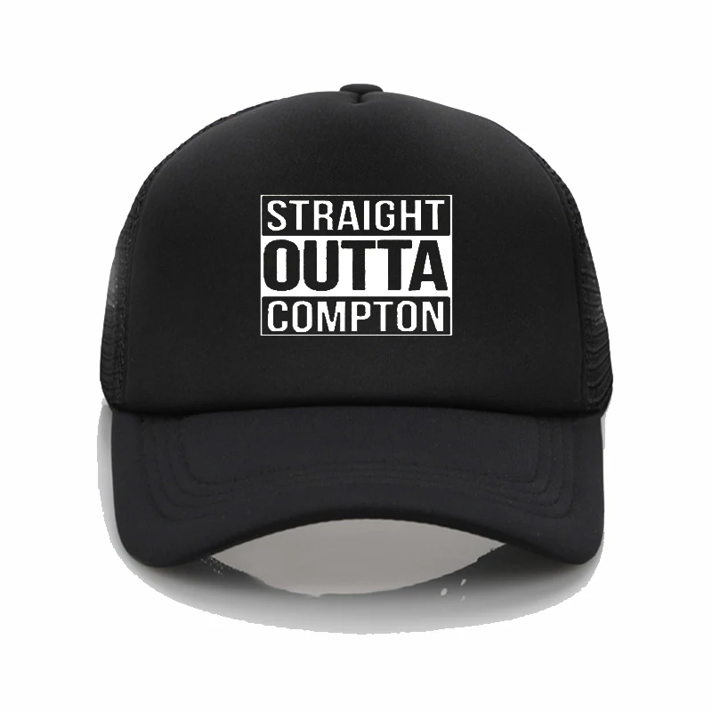 Модная шапка с сеткой Compton Edge печать бейсболка Мужская и wo мужская летняя