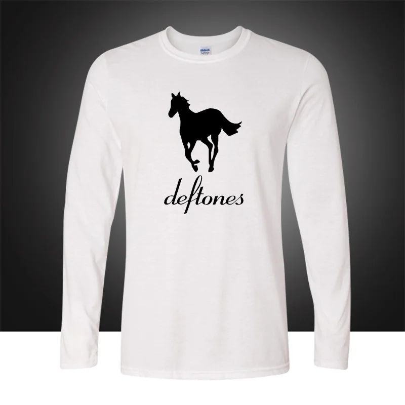 Осенние модные стильные Dexter Deftones мужские футболки из хлопка с круглым вырезом и