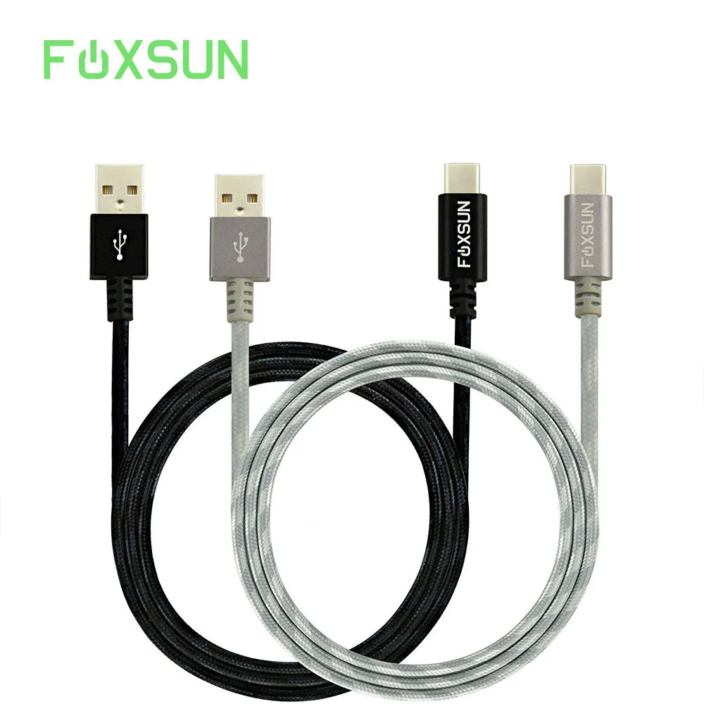 Кабель USB Type C кабель на A 2 0 в нейлоновой оплетке для быстрой зарядки и