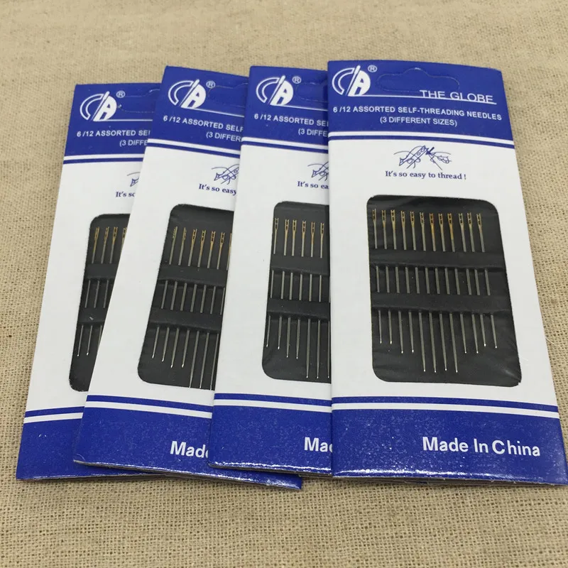 Ручная швейная нить Двойная резьба 12 игл | Дом и сад