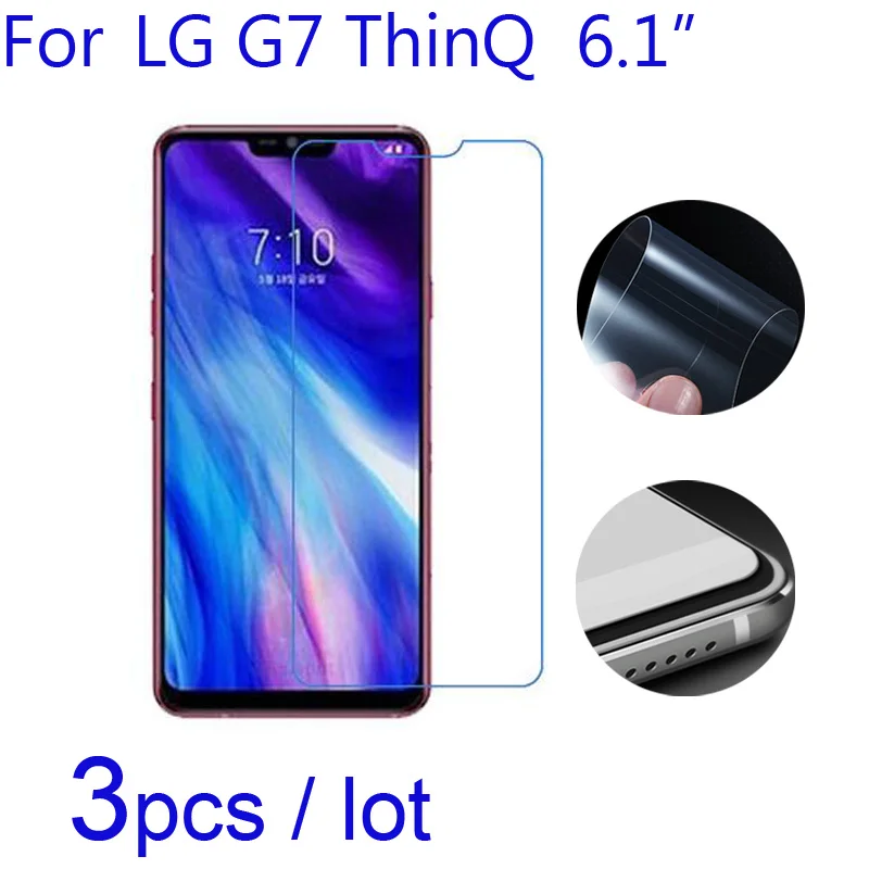 Для LG G7 ThinQ Защитная пленка для ЖК-экрана смартфона 3 шт./лот мягкие Защитные