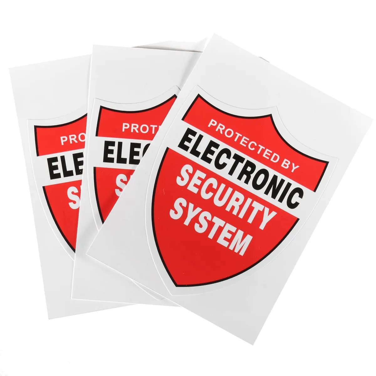3 шт. наклейки для систем безопасности|security system|security alarmsecurity home alarm |