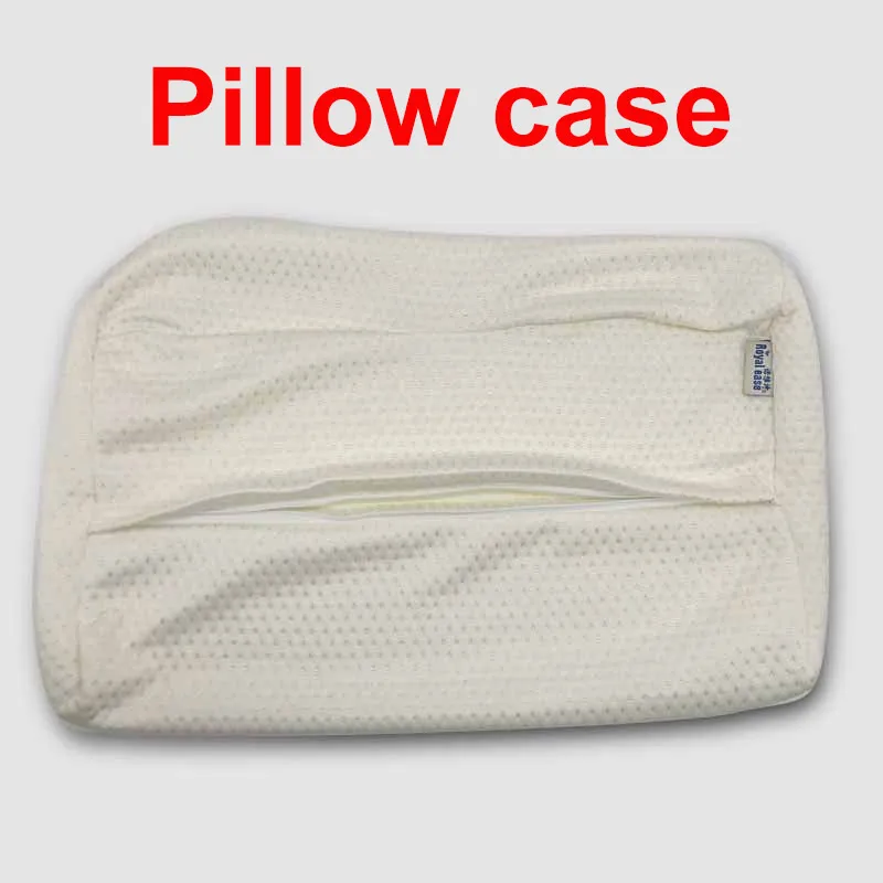 Pillowcase Мягкая подушка с эффектом памяти, подушка для шеи, подушка для сна, массаж головы, медленное восстановление, контур, подушка для шейного отдела, уход за здоровьем - Цвет: Pillowcase