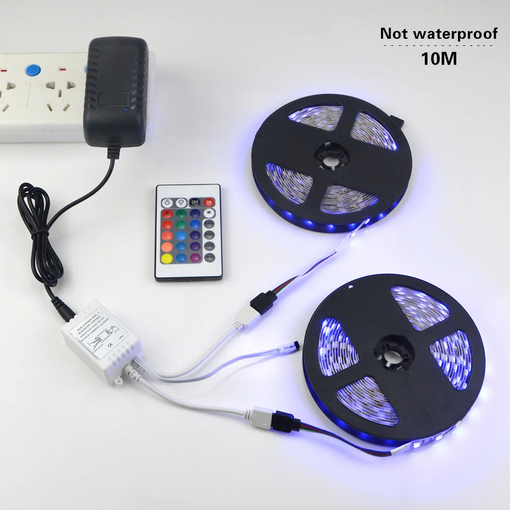 Светодиодная лента 5050 RGB водонепроницаемая IP20/IP65 60 светодиодов на метр 12 В