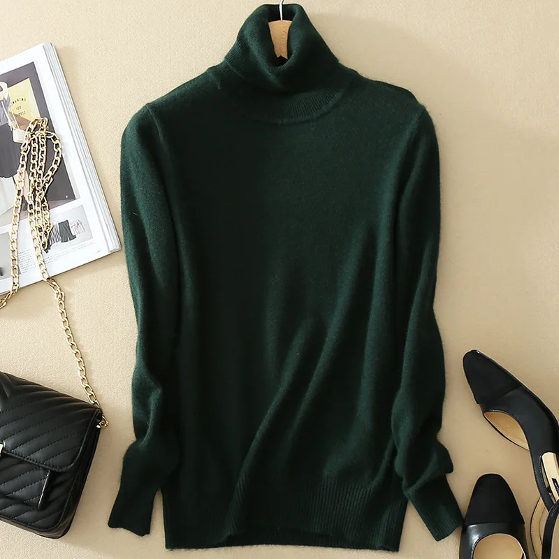

2020 autumn and winter sweater high collar sweater women's pullover Korean long-sleeved loose bottoming sweater sweater