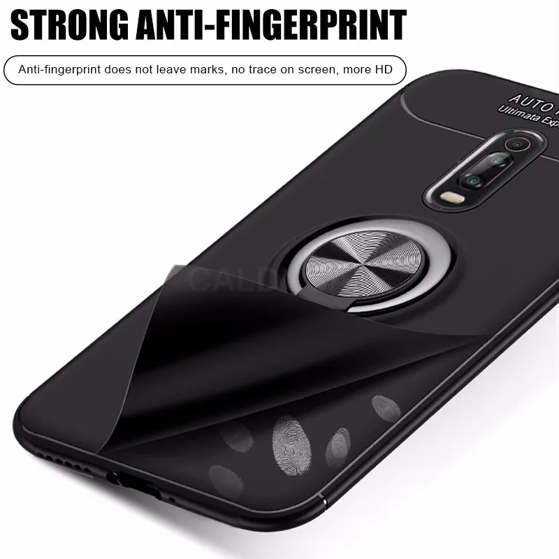 Роскошный автомобильный держатель кольцевой чехол для Xiaomi Redmi K20 Pro 7 Note 6 5