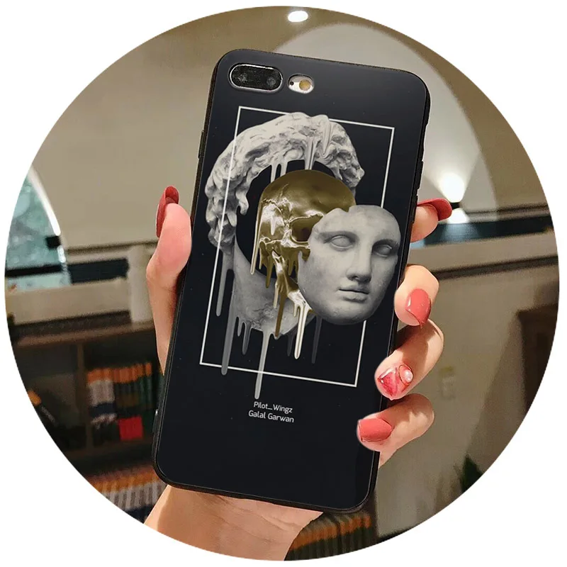 Чехол для iPhone XS XR Max X 6 S 7 8 plus черный мягкий Уретановый Термопластик (tpu) задняя