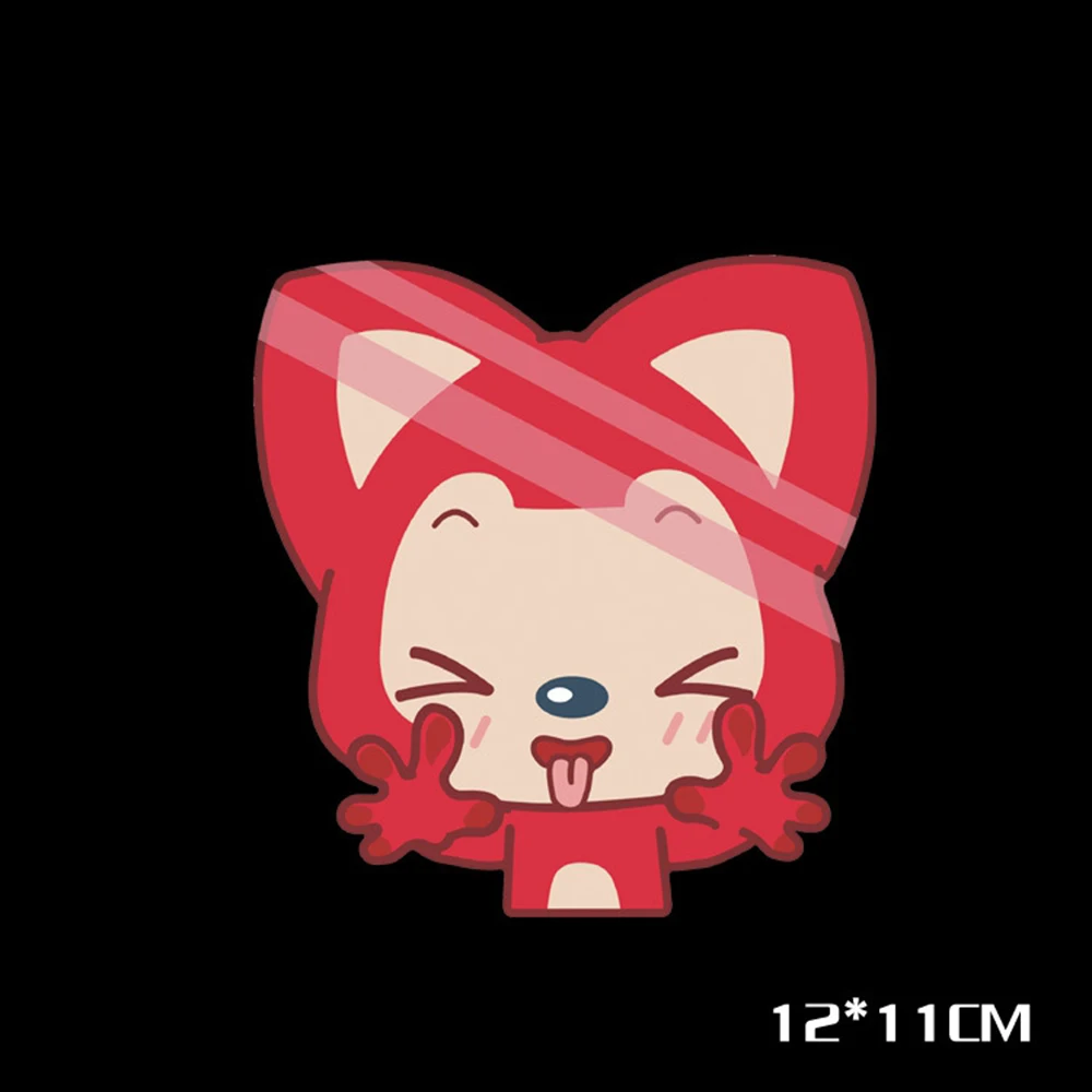 Алиавто Стайлинг мультфильм лиса хит автомобиль наклейка на окно и для Bmw Ford Focus Vw