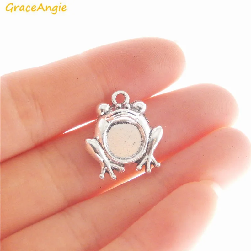 Изящная металлическая мини подвеска GraceAngie тибетского цвета с подвеской в виде