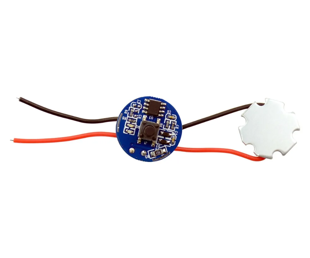 20 мм Cree XM-L2 U2 светодиодный Звезда холодный белый+ 21,8 мм фонарь для велосипеда 8,4 V светодиодный фонарь для велосипеда с монтажная плата "сделай сам"