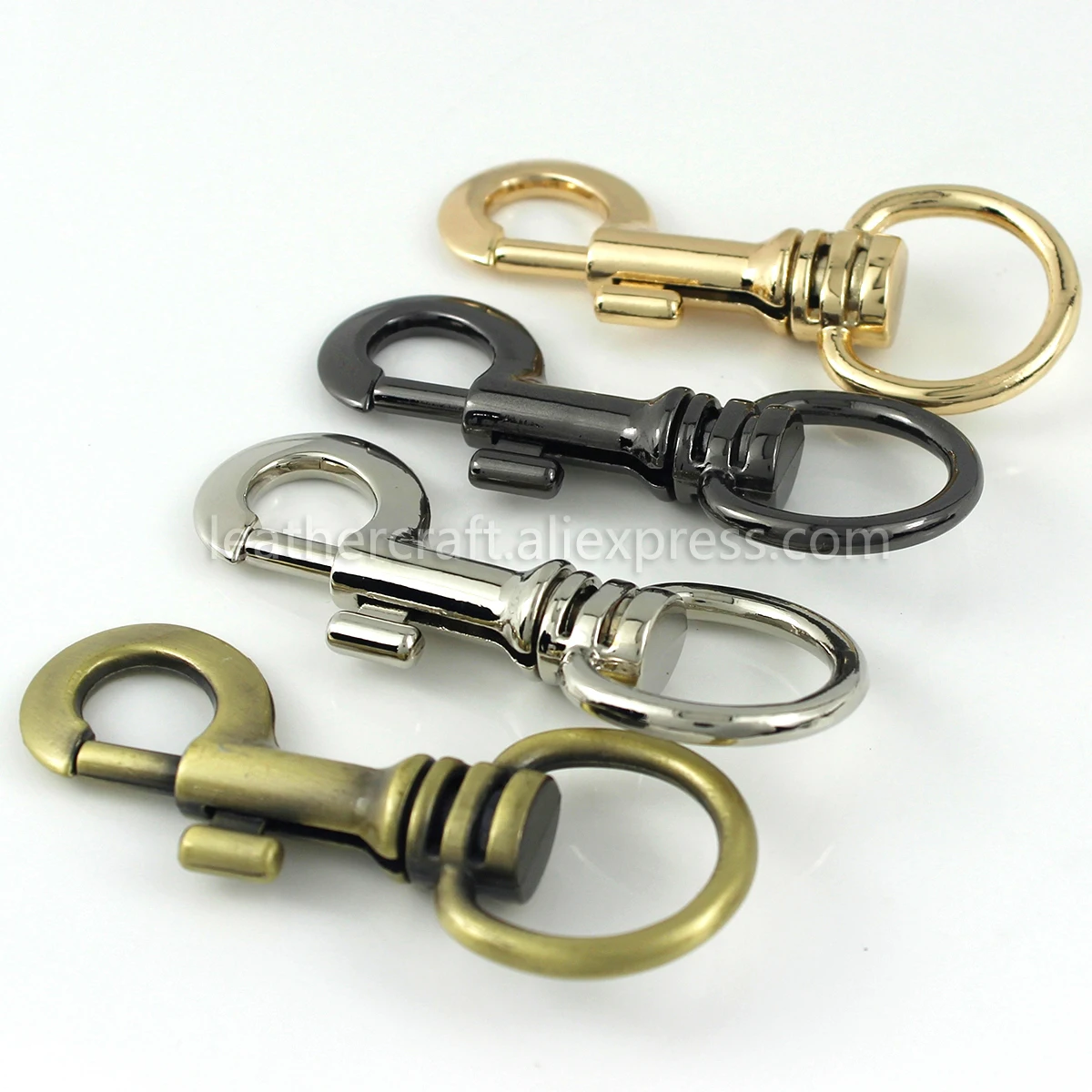 1 Pcs Metal Snap Hook Trigger Clips Lobster Claps for Leather Craft Bag Purse Strap Belt Keychain Webbing Connecting Large Size | Дом и сад
