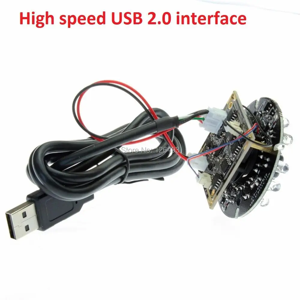 1.3mp HD cmos AR0130 MJPEG 30pfs инфракрасная камера ночного видения ir usb android для atm машин |