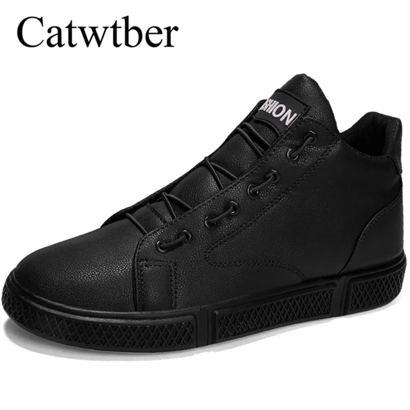 Catwtber Новая модная обувь Для мужчин сапоги мужские Ботильоны роскошные кожаные