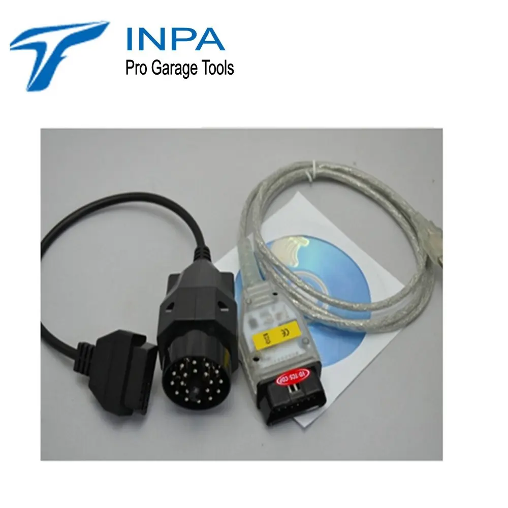 Лучшая цена wow CDP B-MW INPA K can inpa k dcan USB OBD2 интерфейс Ediabas для BMW с 20pin разъемом 20 pin |