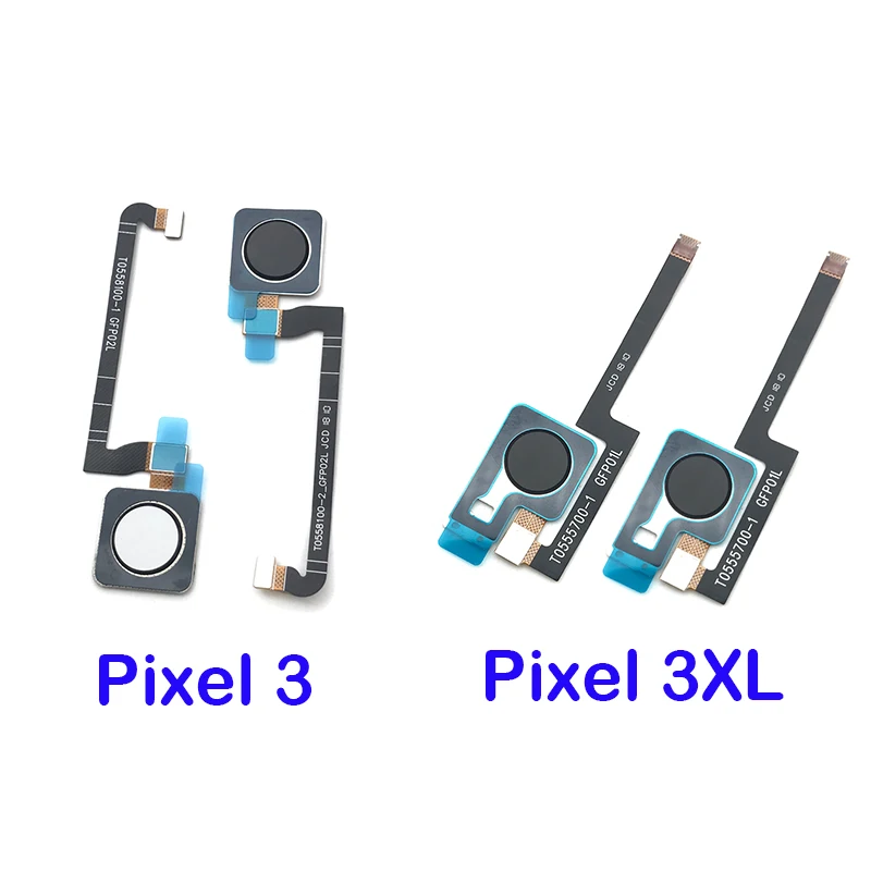 10 шт./лот для Google Pixel 3/3XL кнопка home ретурн в сборе гибкий кабель сенсорного датчика
