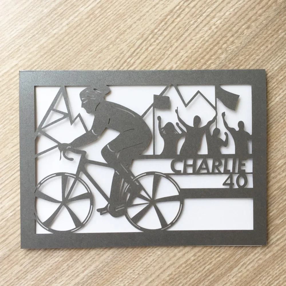 

20pcs/lot Multi Color Pearl Paper Invitations Card Laser Cut Carved Bike Pattern Party Souvenirs Anniversary Celebration