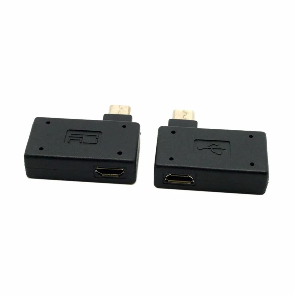 Micro Adapter USB 2.0 Female to Male OTG Power Supply 2018 Port 90 Degree Left Right Angled Adapters | Компьютеры и офис