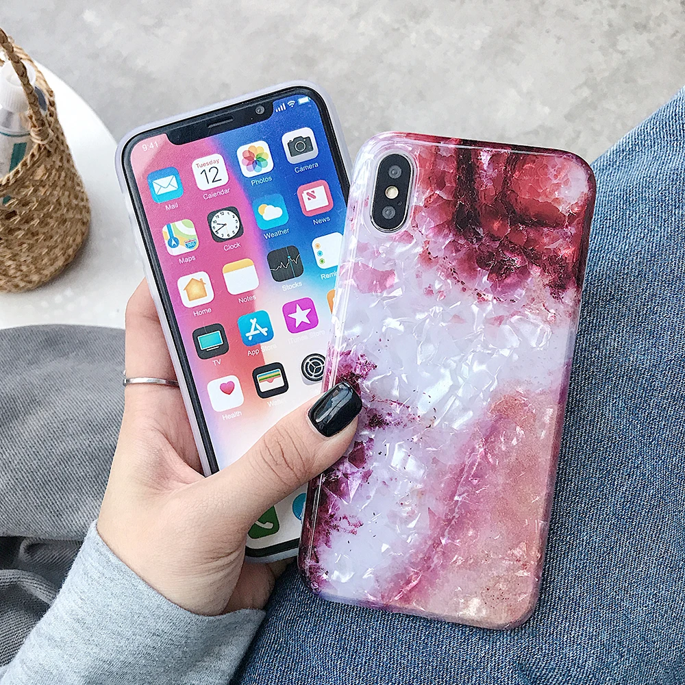 LOVECOM Ретро Цветочный кольцо стенд чехол для телефона для iPhone 11 Pro Max XR XS Max XS 7 8 6 Plus чехол мягкий IMD Dream Shell чехол для телефона