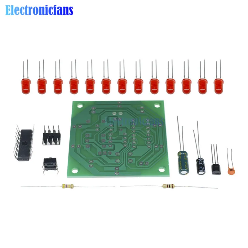 Diymore Лаки поворотные люкс электронный пакет CD4017 NE555 самостоятельно DIY