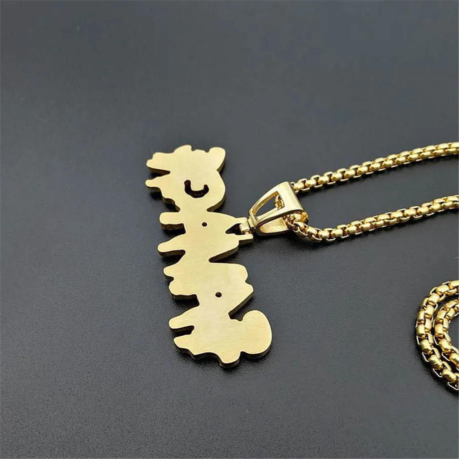 Хип хоп ожерелье из нержавеющей стали золотого цвета ледяной цепи микро закрепки