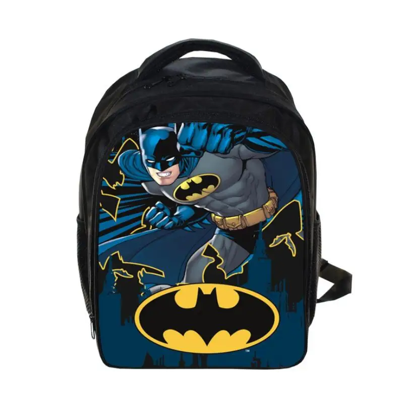 13 дюймов Рюкзак для детского сада с Бэтменом детские школьные ранцы мальчиков