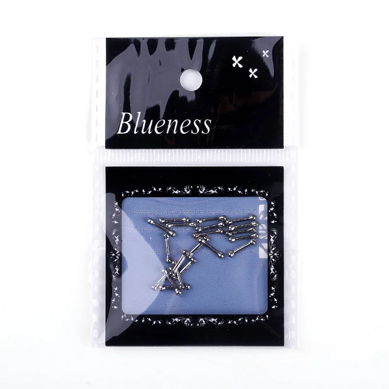 Blueness 20 шт./лот подвески крест кость дизайн 3 вида цветов ногтей искусство