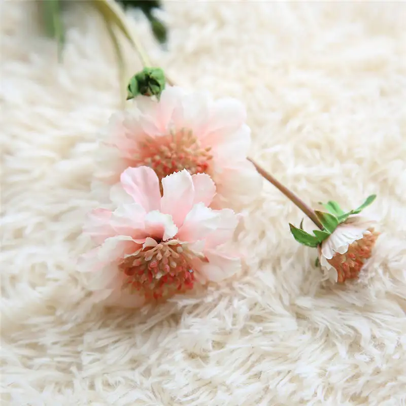 3 шт./партия 7 см мини шелк искусственная Орхидея цветок голова для украшения дома