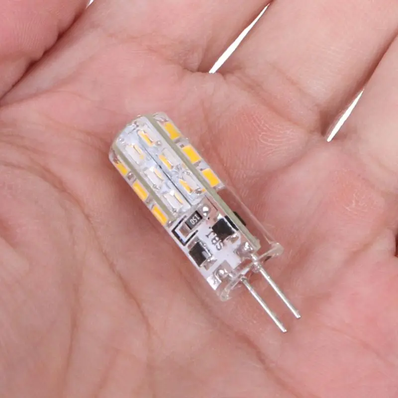 2020 Новый G4 силикагель 3W 24 LED SMD 3014 Холодный/теплый белый свет лампы DC