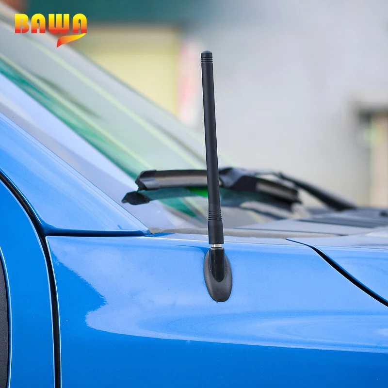 BAWA 19 см 33 5 экстерьера автомобиля авто FM AM радио сигнала металлической украшение