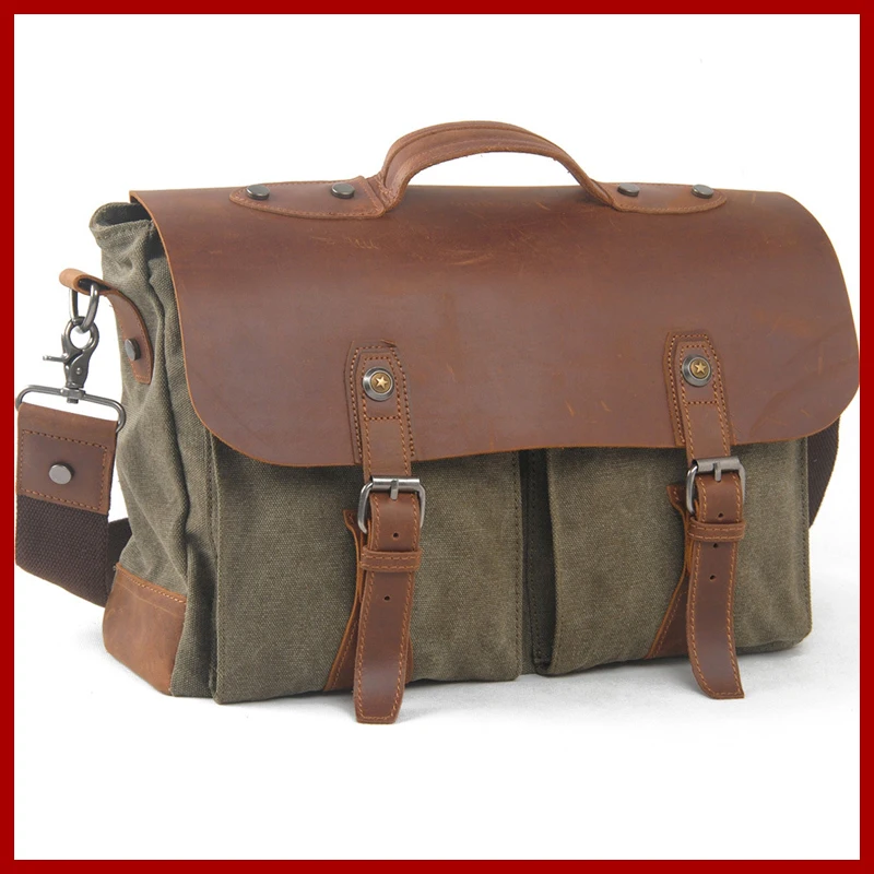 Бесплатная доставка! Мужские сумки мессенджеры vintage100 % хлопок холщовые через