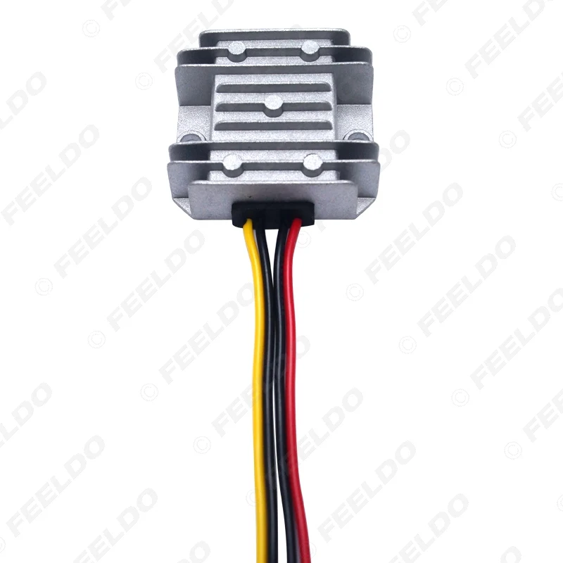 FEELDO 4 шт. автомобильные грузовики DC24V к DC12V 10A 120 Вт преобразователь трансформатор
