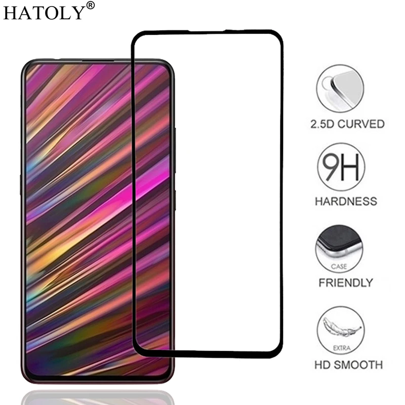 Vidrio Templado Vivo V15, Protector de pantalla de cobertura completa 9H para Vivo V15, V15 Pro, pel&iacute;cula de tel&eacute;fono, 2 uds.-1