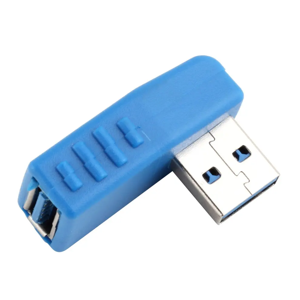 5 шт. Высокое качество 1 90 градусов вертикальный левый Угловой USB 3 0 мужчин и женщин